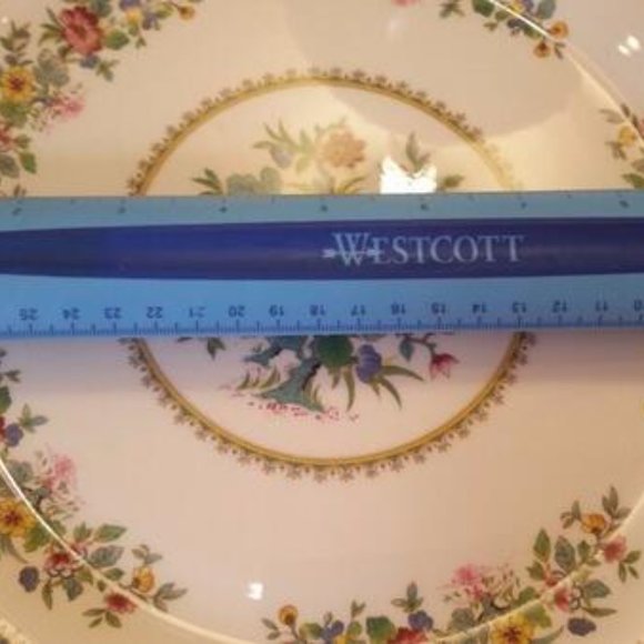 ********  PRICE DROPPED $160   Coalport MING ROSE platter AND dinner plate - Picture 6 of 6